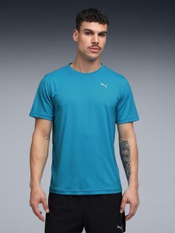 Puma - Graphics Running Faster Mens T-shirt - Blue