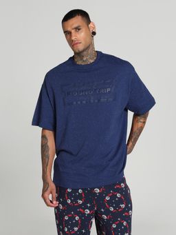 Puma - Hoops x Polar Express Mens Oversized Basketball T-shirt - Blue