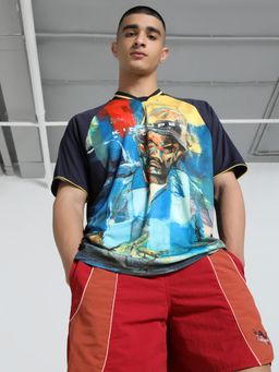 Puma - x KIDSUPER Graphic Mens Oversized Jersey - Blue