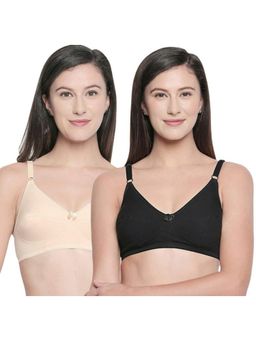 Bodycare - B, C & D Cup Perfect Coverage Bra-Pack Of 2 - Multi-Color