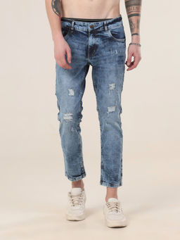 VUDU - Blue Arctic Distress Jeans