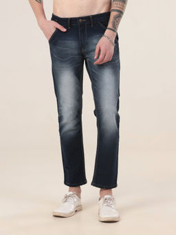 VUDU - Navy Blue Midnight Fade Jeans