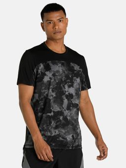 Puma - Run Aop Graphic Ss M Men Black T-shirt