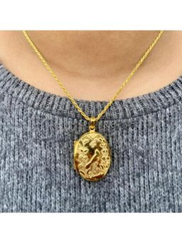 ANUSHKA JAIN JEWELLERY - Gold 925 Nature Locket Necklace