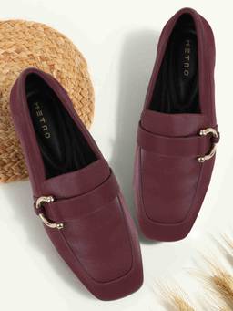 Metro - Women Maroon Loafers