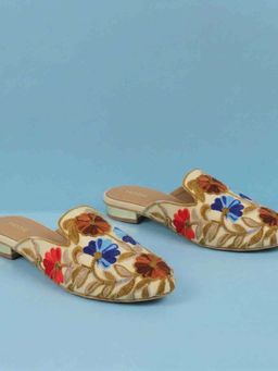 Mochi - Women Multi-Color Mules Heels