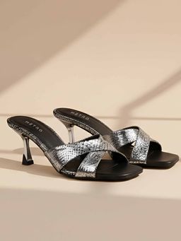 Metro - Women Gun Metal Stilettos Heels