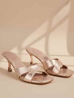 Metro - Women Rose Gold Stilettos Heels