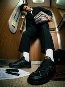 Black color option, Currently selected