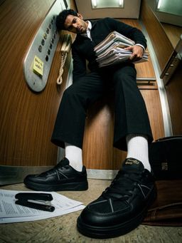 Bacca Bucci - Men Black Midnight Hustle Sneakers