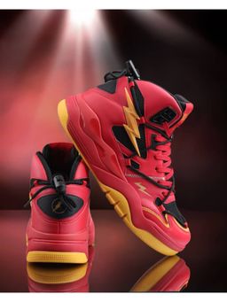 Bacca Bucci - Men Red Flash-Inspired Sneakers