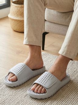 Carlton London - Men Grey Sliders
