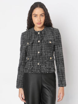 VERO MODA - Women's Black Wintercoat Jacket