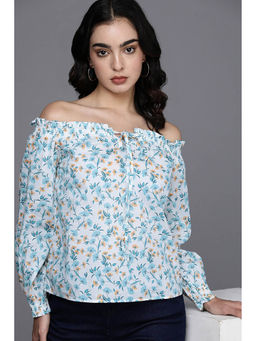 Allen Solly - Women White Print Casual Top