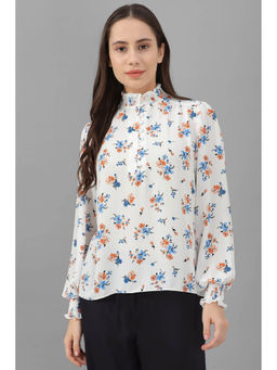 Allen Solly - Women White Print Casual Top