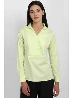 Allen Solly - Women Green Solid Casual Top