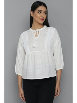 Allen Solly - Women White Printed Casual Top