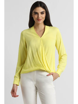 Allen Solly - Women Yellow Solid Formal Top