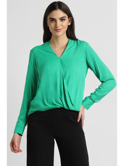 Allen Solly - Women Green Solid Formal Top