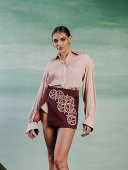 Orthodox - Nude Romanesque Elegance Shirt and Skirt