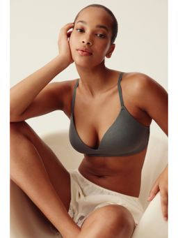 H&M - Women 2-Pack Padded Non-Wired Cotton Bras