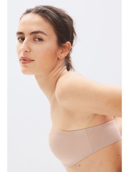 H&M - Women Beige Padded Microfibre Balconette Bra