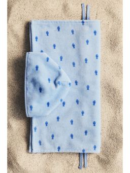 H&M - Unisex Blue Baby Poncho Towel