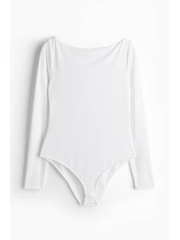 H&M - Women White Boat-Neck Body