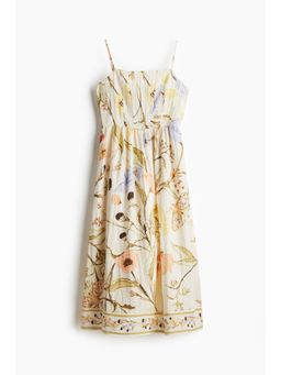 H&M - Women Cream Strappy Midi Dress