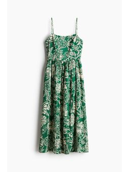 H&M - Women Green Strappy Midi Dress