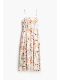 H&M - Women White Strappy Midi Dress
