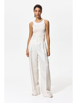H&M - Women Beige Microfibre Strappy Top