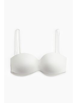 H&M - Women White Padded Microfibre Bandeau Bra