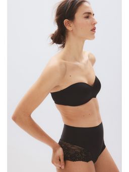 H&M - Women Black Padded Microfibre Bandeau Bra