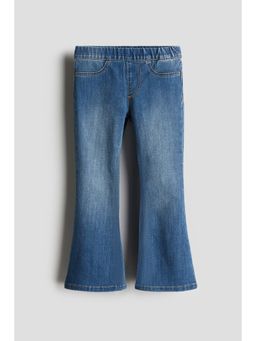 H&M - Girls Blue Superstretch Flared Leg Jeans