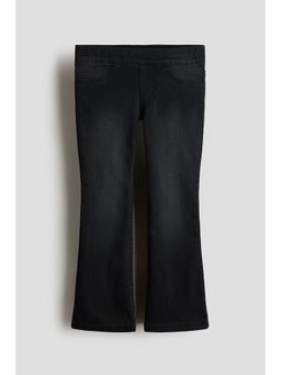 H&M - Girls Black Superstretch Flared Leg Jeans