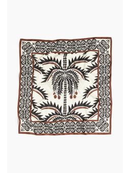 H&M - White Patterned Scarf