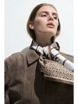 H&M - Women Blue Patterned Scarf
