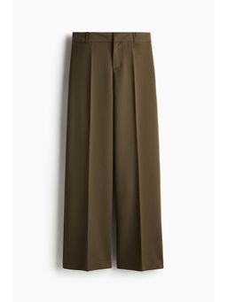 H&M - Women Green Wide Tailo Trousers