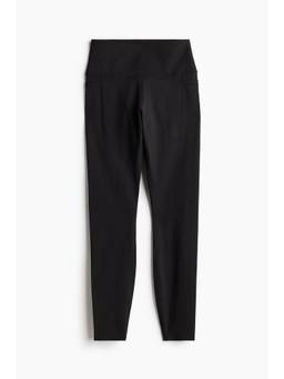 H&M MOVE - Black Pocket-Detail Sports Leggings With Drymove