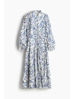 H&M - Women White Tiered Maxi Dress