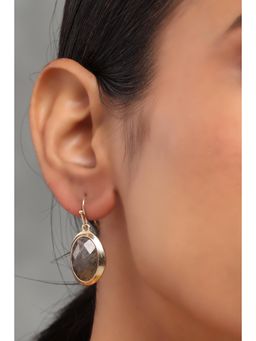 Rangriti - Women Grey Alloy Drop Earrings