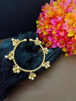 Sanjog - Gold-Plated Ghugaroo Bangle