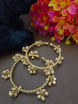 Sanjog - Gold-Plated Ghugaroo Bangles (Pack of 2)