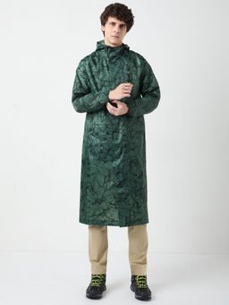 WILDCRAFT - Men Green Printed Rain Jacket