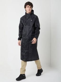 WILDCRAFT - Men Black Printed Rain Jacket