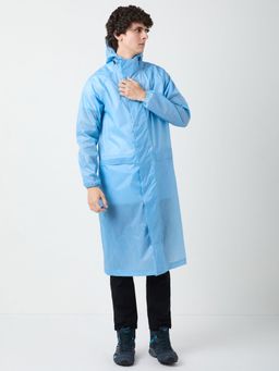 WILDCRAFT - Men Blue Solid Rain Jacket