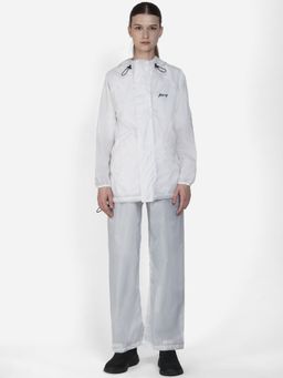 WILDCRAFT - Men White Solid Rain Jacket with Pant (Set of 2)