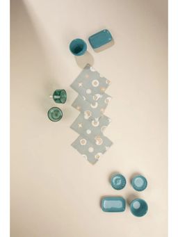 Freedom Tree - Celestial Sky Cotton Gold Cocktail Napkin