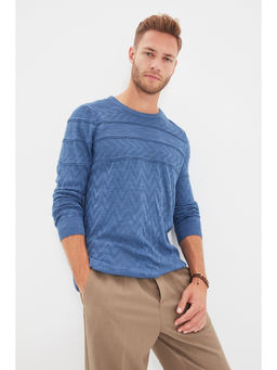 Trendyol - Man Blue Sweater